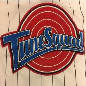 Vintage SPACE JAM TUNE SQUAD 99 Hoodie Pinstripe
